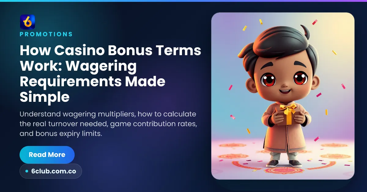 How Casino Bonus Terms Work: Wagering Requirements Made Simple