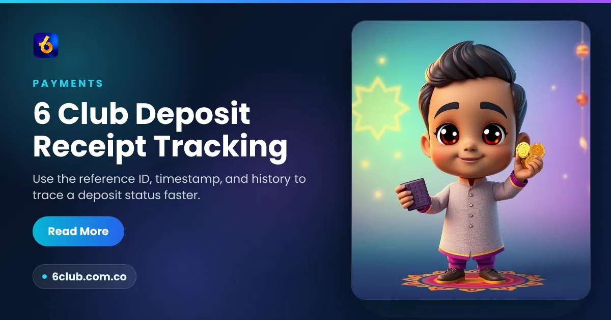 6 Club Deposit Receipt Tracking