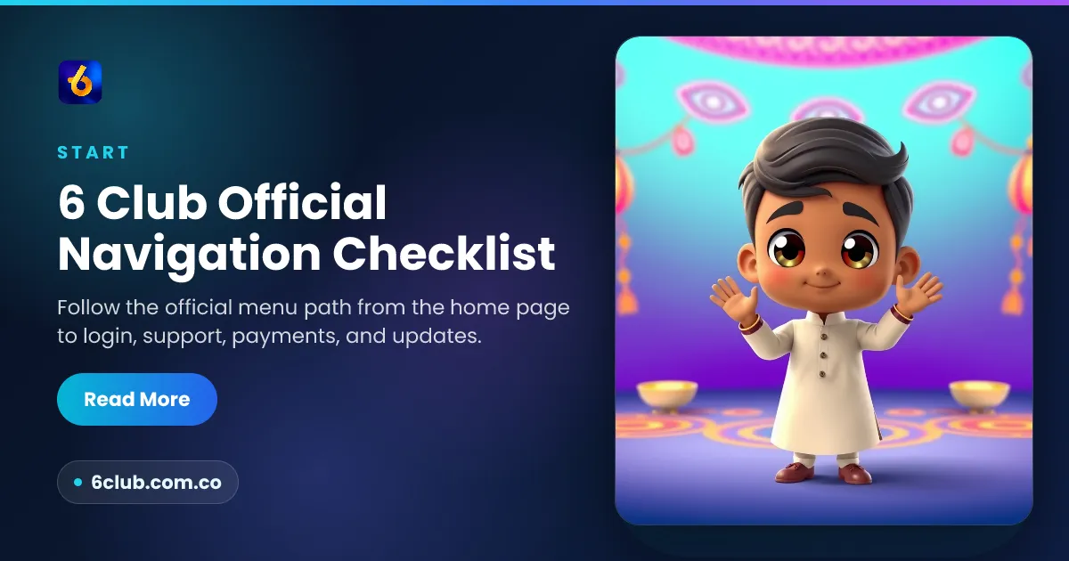 6 Club Official Navigation Checklist