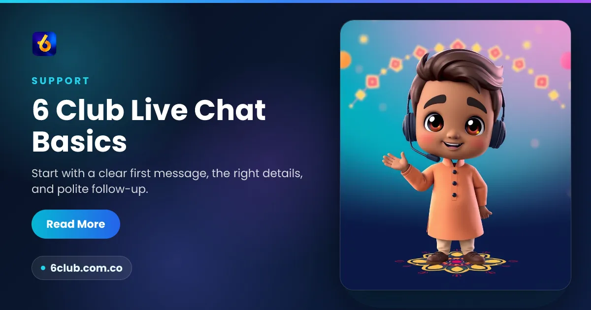 6 Club Live Chat Basics