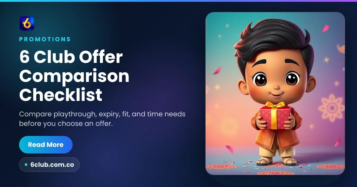 6 Club Offer Comparison Checklist