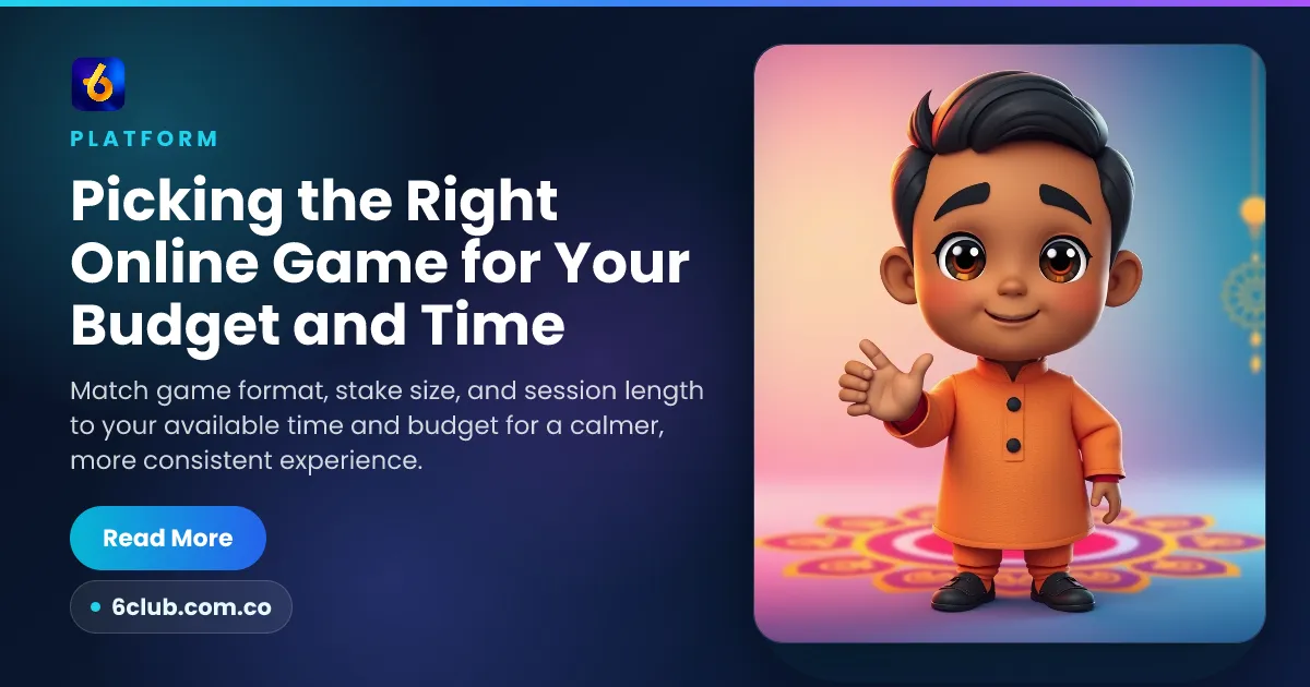 Picking the Right Online Game for Your Budget and Time