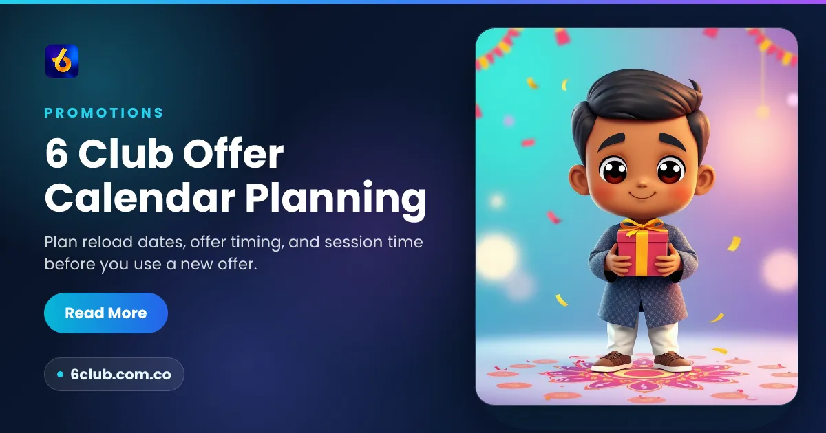 6 Club Offer Calendar Planning