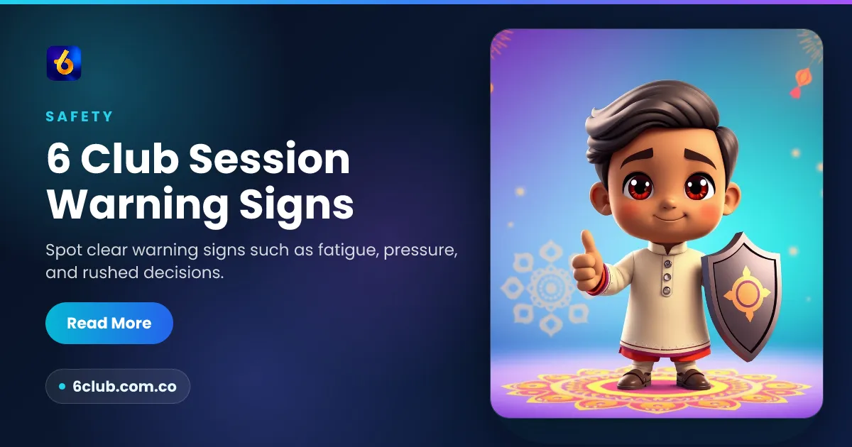 6 Club Session Warning Signs