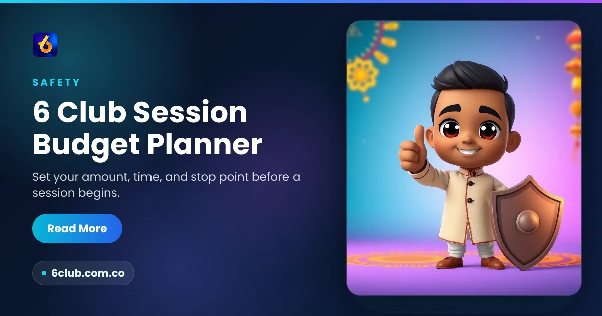 6 Club Session Budget Planner